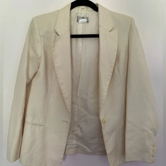 Christian Aujard cream blazer - Picture 1 of 4